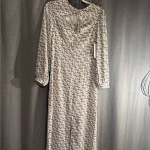 Elegant Floral Maxi Dress from Ghospell